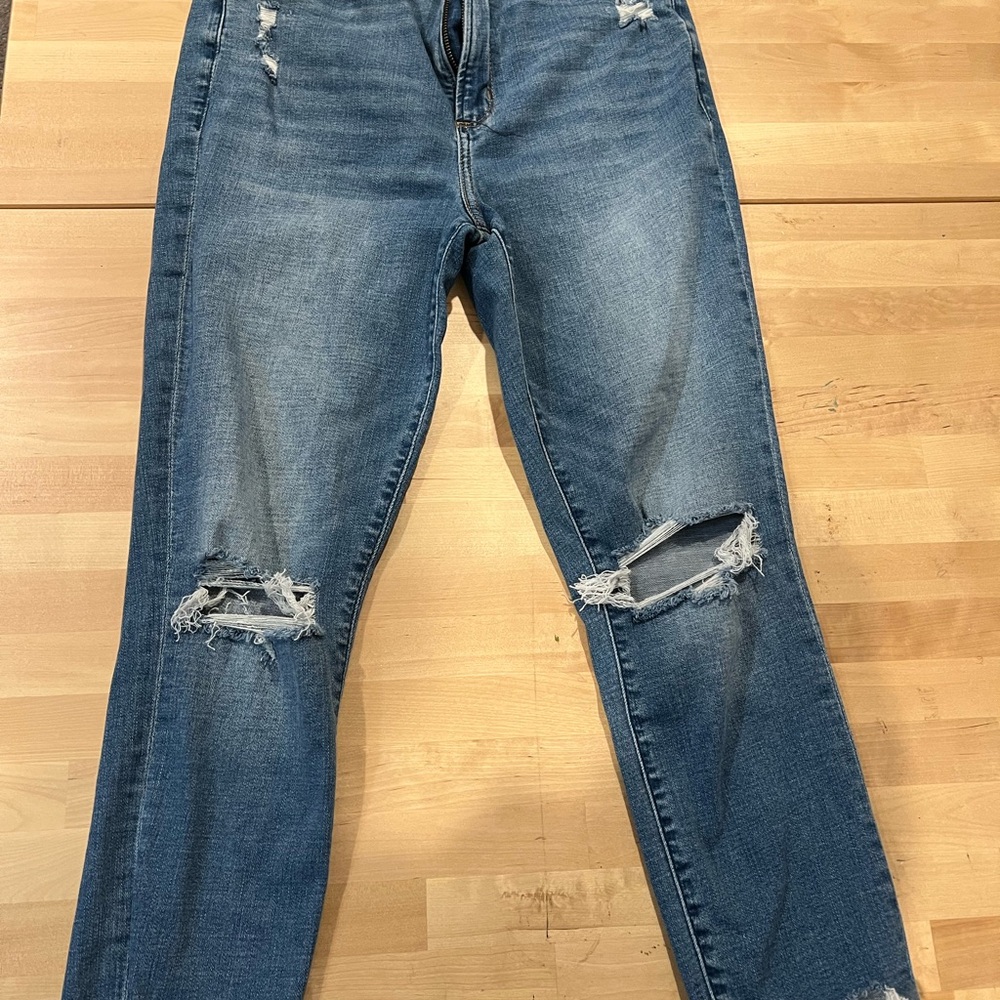 Abercrombie & Fitch super skinny ankle high rise curve love jean size 10/30S